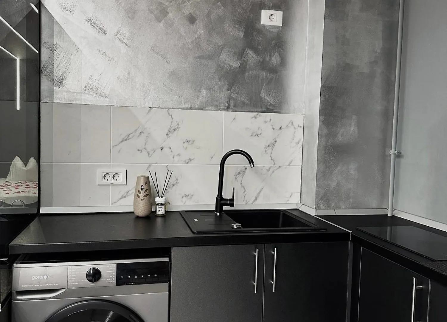 The Red Studio Bucharest Apartment